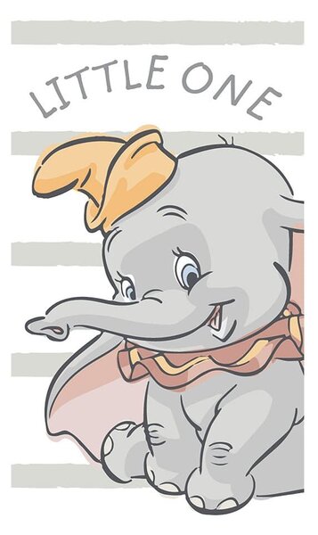 Πετσέτα Θαλάσσης Βελουτέ Παιδική Dumbo 14 Disney Digital Print Grey DimCol