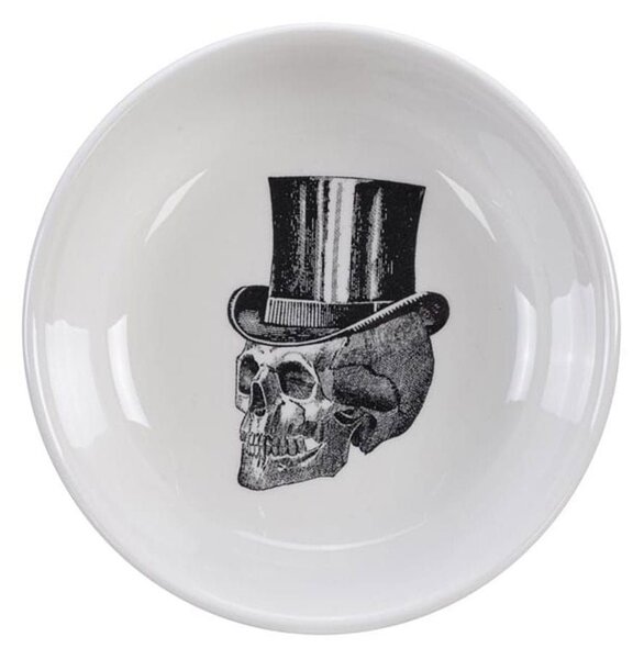 Μπωλ Για Dip Skull Top Hat 20178 100ml D11cm White-Black Homelab