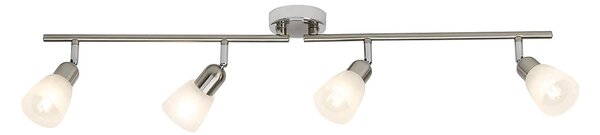 Σποτ Πολύφωτο Brilliant Bethany G55232/77 Satin Nickel/Chrome