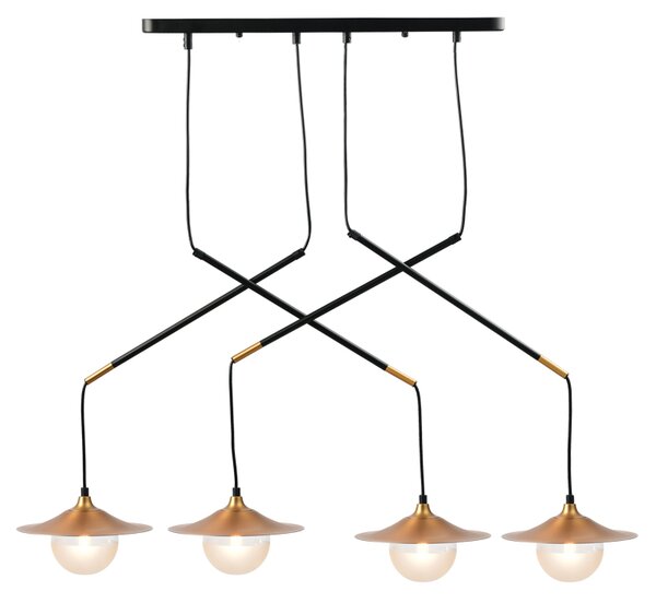 Φωτιστικό Οροφής Πολύφωτο Aca Layla HL4314P96BB Brass