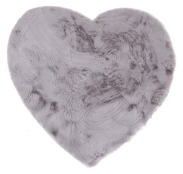 Παιδικό Γούνινο Χαλί (100x100) Royal Carpet Bunny Kids Heart Silver