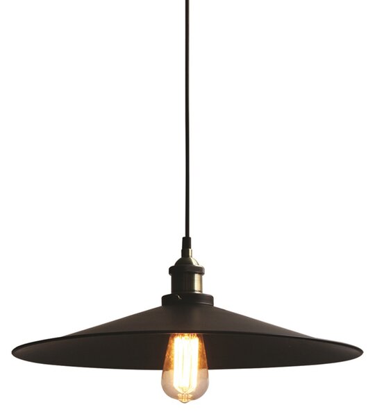 Φωτιστικό Οροφής Μονόφωτο Homelighting Dakar 77-2156 Black