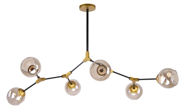 Φωτιστικό Οροφής Πολύφωτο Homelighting Conelly 77-8106 Brass