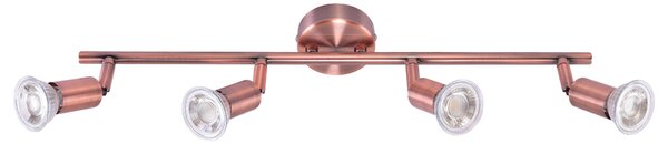 Σποτ Πολύφωτο Homelighting Saba 77-3549 Copper