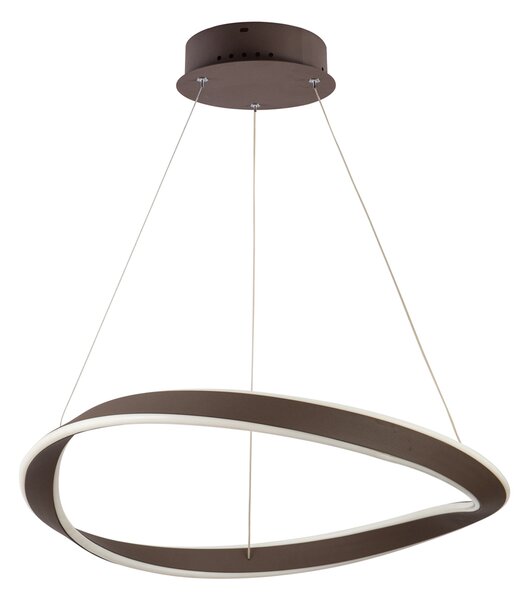 Φωτιστικό Οροφής Led Dimmable Homelighting Mateo 77-8128 Coffee