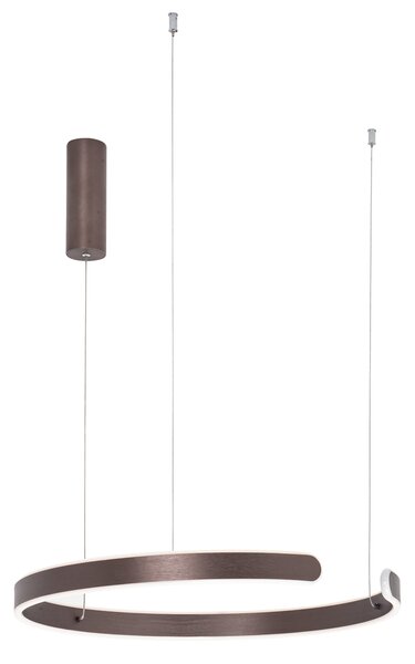 Φωτιστικό Οροφής Led Dimmable Zambelis 2011 Brushed Coffee