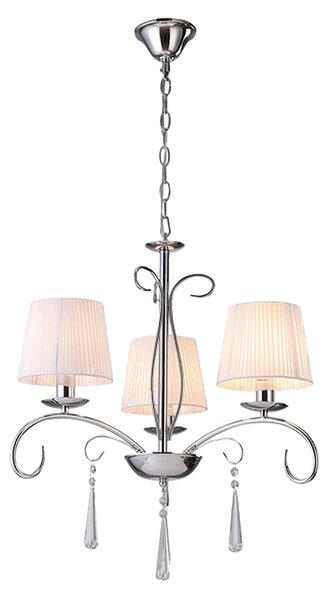 Πολυέλαιος Οροφής Homelighting Flaren 77-8195 Nickel