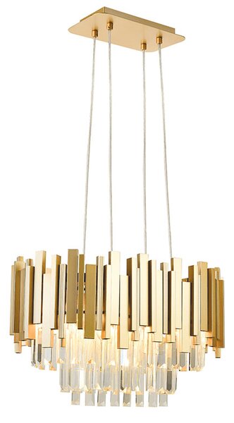 Φωτιστικό Οροφής Πολύφωτο Aca Empire EG6174P50CG Gold