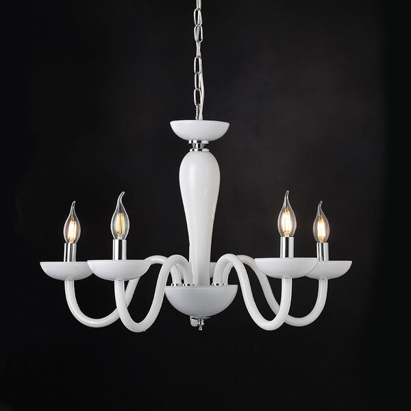 Πολυέλαιος Οροφής Aca Lunaria BLK82185PWC White