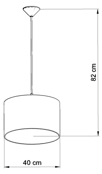 Sollux Παιδικό κρεμαστό φωτιστικό FOOTBALL B 40εκ.,Ε27 PVC,1xmax 15W LED