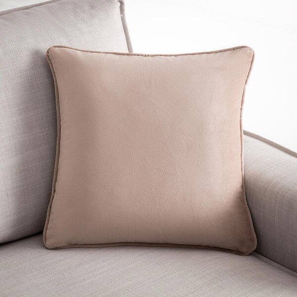 Διακοσμητική Μαξιλαροθήκη Βελουτέ (43x43) Gofis Home Winter Shell Beige 711/47