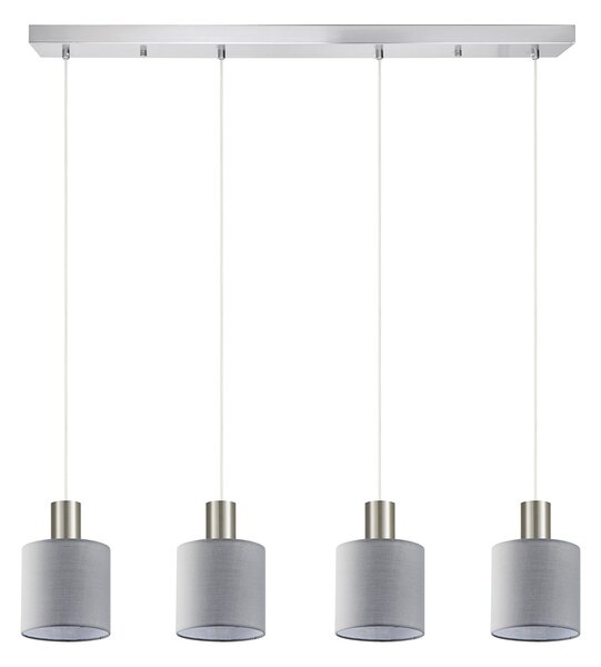 Φωτιστικό Οροφής Πολύφωτο Homelighting 77-8427 Nickel/Grey