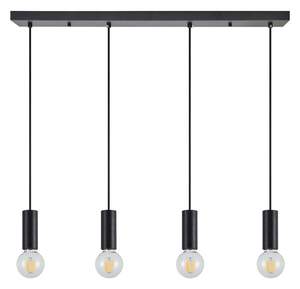 Φωτιστικό Οροφής Πολύφωτο Homelighting Adept Tube 77-8482 Black