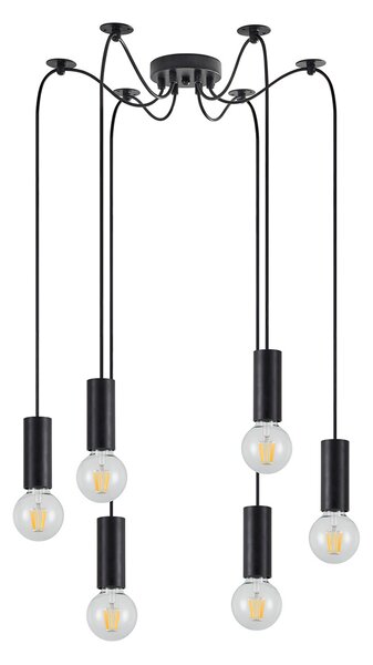 Φωτιστικό Οροφής Πολύφωτο Homelighting Adept Tube 77-8477 Black