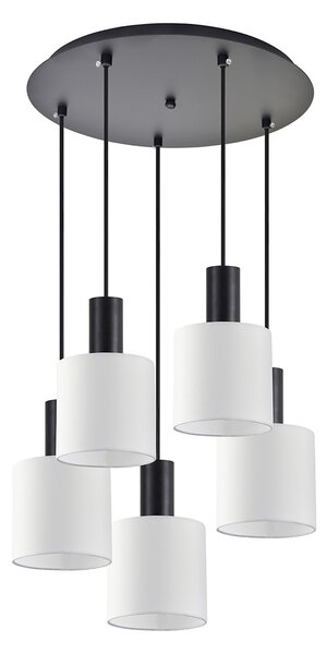 Φωτιστικό Οροφής Πολύφωτο Homelighting 77-8510 Black/White