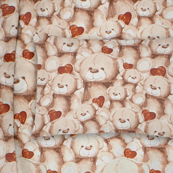 Μαξιλαροθήκη (50x70) Dimcol 535 Teddy Bear Beige