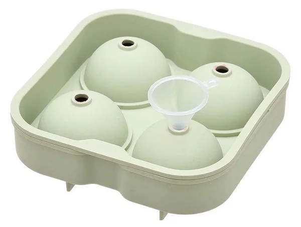 Παγοθήκη Στρογγυλή Σιλικόνης 4 Θέσεων Estia Mint Green 01-15022