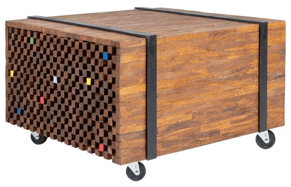 VidaXL Τραπεζάκι Βοηθητικό 60 x 60 x 38 εκ. από Ξύλο Teak