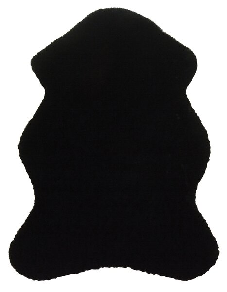 Χαλί Διαδρόμου Γούνινο (80x120) New Plan Puffy FC9 Black