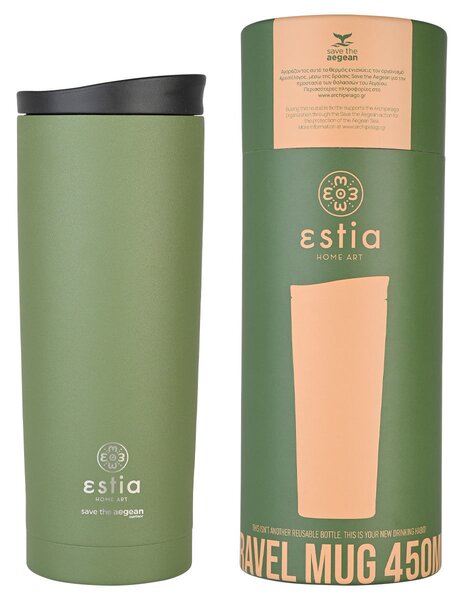 Ποτήρι Θερμός 450ml Estia Save The Aegean Travel Mug Forest Spirit 01-20347