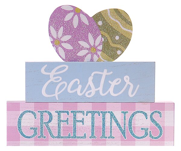 Πασχαλινή Διακοσμητική Πινακίδα 20εκ. Vetur Easter Greetings 9726453