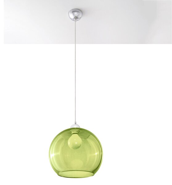 Φωτιστικό Οροφής Μονόφωτο Sollux Ball Green SL.0254