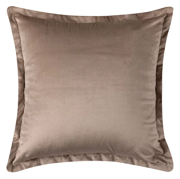 Διακοσμητική Μαξιλαροθήκη Βελουτέ (45x45) Silk Fashion A804 Μπεζ