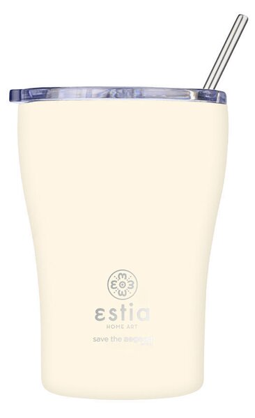 Ποτήρι Θερμός 350ml Estia Save The Aegean Lily White 01-23027