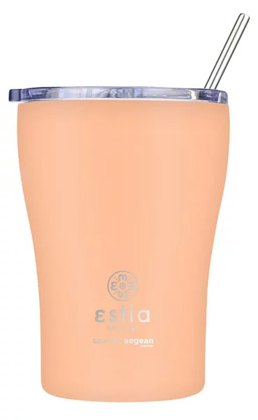 Ποτήρι Θερμός 350ml Estia Save The Aegean Peach Fuzz 01-23416