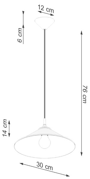 Sollux κρεμαστό φωτιστικό ZUMA μαύρο,χάλυβας,Ε27 1x15W LED