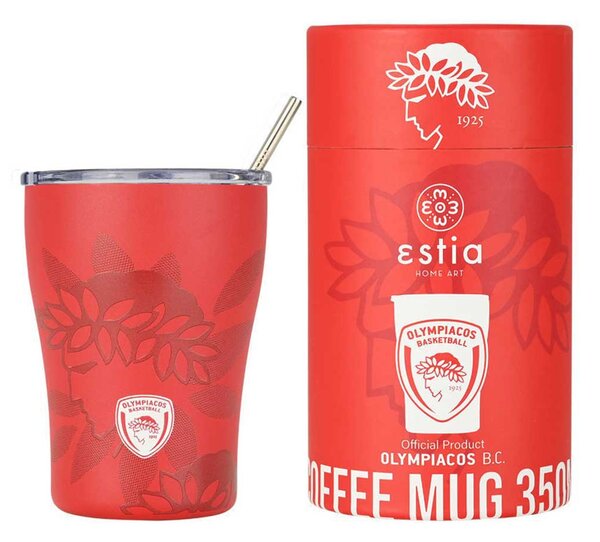 Ποτήρι Θερμός 350ml Estia Olympiacos B.C. Edition 00-27230