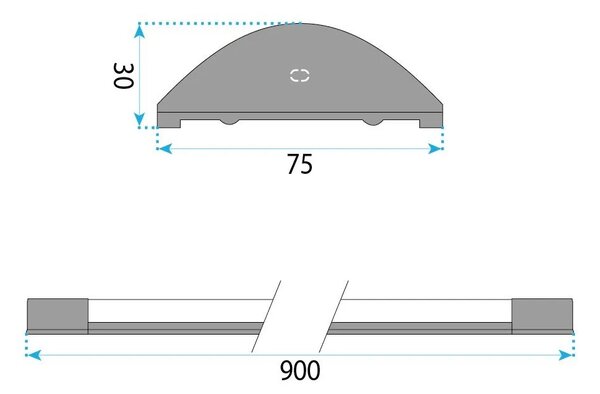 Λάμπα LED JNH054-27N White 90 cm