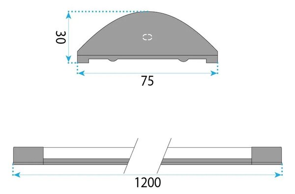 Λάμπα LED JNH055-35N White 120 cm