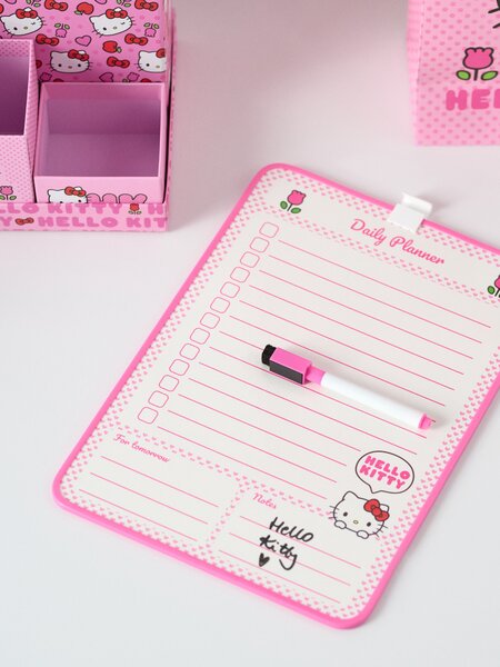 Sinsay - Πίνακας με μαρκαδόρο που σβήνει Hello Kitty - εντονο ροζ