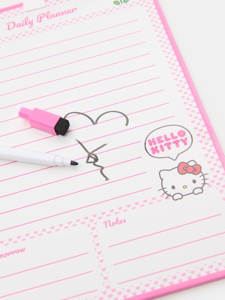 Sinsay - Πίνακας με μαρκαδόρο που σβήνει Hello Kitty - εντονο ροζ