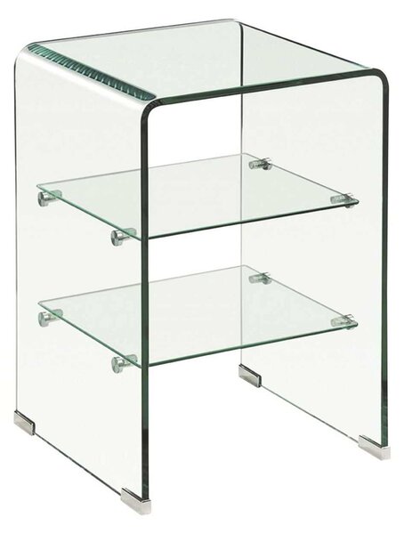 Ραφιέρα GLASSER Clear 40x40x60cm Γυαλί 10/5mm