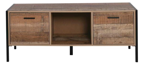 Τραπ.Σαλονιού PALLET-W 2-Συρτ 124x60 Antique Oak