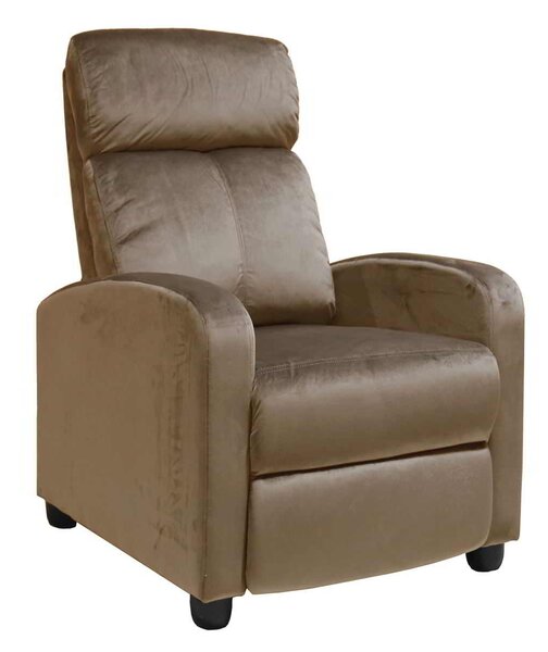 Πολυθρόνα PORTER Relax Camel Velure 68x86x99cm