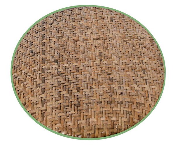 Σκαμπώ Bar VIENNA Καρυδί/Κάθισμα Rattan 36x36x71cm