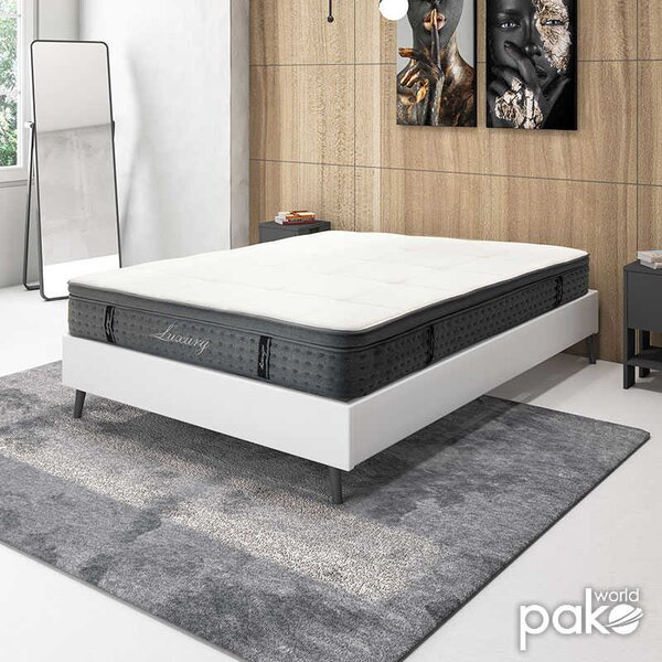 Στρώμα Luxury pakoworld pocket spring+gel memory foam+latex 34-36cm 160x200εκ