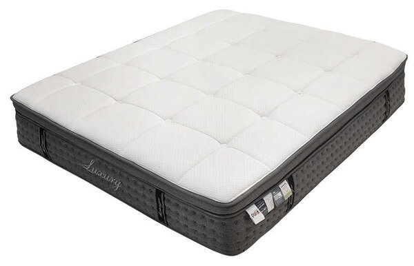 Στρώμα Luxury pakoworld pocket spring+gel memory foam+latex 34-36cm 160x200εκ