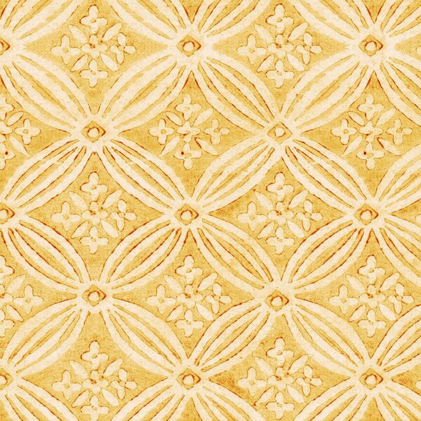 Ταπετσαρία Kalamkari WP30117 Yellow-Taupe MindTheGap