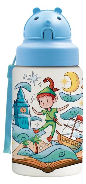 Παγούρι - Θερμός 350ml Με Καλαμάκι Laken Peter Pan