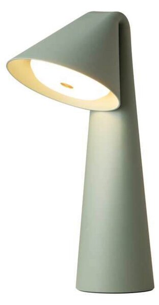 FRANDSEN LED φορητή επιτραπέζια λάμπα Ami, πράσινη, 32 cm, ρυθμιζόμενη ένταση, ρυθμιζόμενος, Πράσινο, Σαλόνι / τραπεζαρία, Πλαστικό, σύγχρονο
