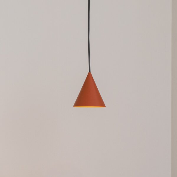 Nowodvorski Lighting Κρεμαστό φωτιστικό ZENITH, τερακότα, Ø 11 cm, μέταλλο, GU10, ρυθμιζόμενος, Καφέ / Σκουριάς, Σαλόνι / τραπεζαρία, Μέταλλο, σύγχρονο