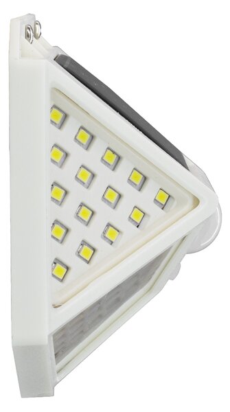 GloboStar® 71498 Αυτόνομο Ηλιακό Φωτιστικό LED SMD 10W 1000lm με Ενσωματωμένη Μπαταρία 1200mAh - Φωτοβολταϊκό Πάνελ με Αισθητήρα Ημέρας-Νύχτας και PIR Αισθητήρα Κίνησης Αδιάβροχο IP65 Ψυχρό Λευκό 6000K