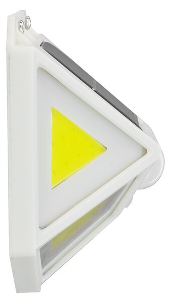 GloboStar® 71497 Αυτόνομο Ηλιακό Φωτιστικό LED COB 10W 1000lm με Ενσωματωμένη Μπαταρία 1200mAh - Φωτοβολταϊκό Πάνελ με Αισθητήρα Ημέρας-Νύχτας και PIR Αισθητήρα Κίνησης Αδιάβροχο IP65 Ψυχρό Λευκό 6000K