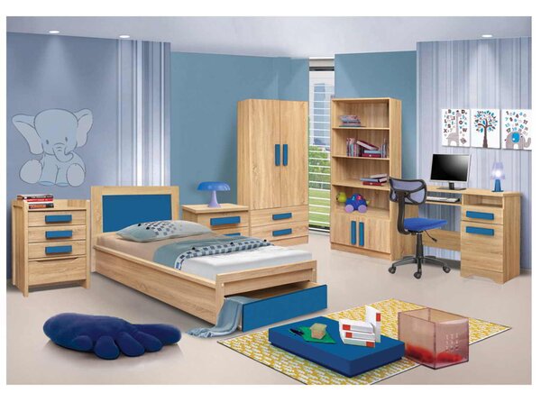 ΓΡΑΦΕΙΟ PLAYROOM SONAMA-ΣΙΕΛ HM11154.01 110X55X76.5εκ