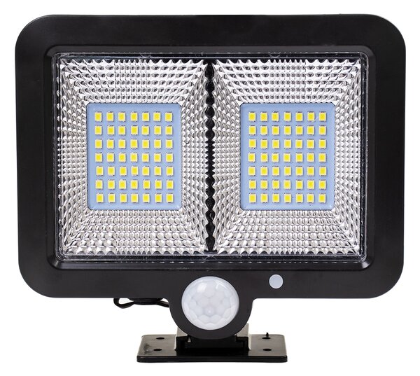 GloboStar® 71459 Αυτόνομος Ηλιακός Προβολέας LED SMD 10W 260lm με Ενσωματωμένη Μπαταρία 1200mAh - Φωτοβολταϊκό Πάνελ με Αισθητήρα Ημέρας-Νύχτας - PIR Αισθητήρα Κίνησης Αδιάβροχο IP65 Ψυχρό Λευκό 6000K