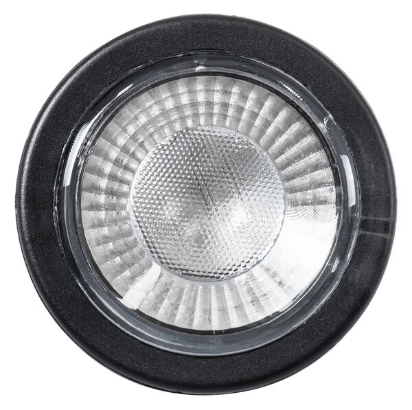 GloboStar® GARDENINI 61548 Επιφανειακό Φωτιστικό Σποτ Κήπου LED 5W 550lm 38° DC 24V IP68 Υψηλής Αντοχής ABS IK06 Φ7 x Υ14.5cm - Μπλε 450nm Dimmable - Μαύρο - Bridgelux Chip - 3 Years Warranty